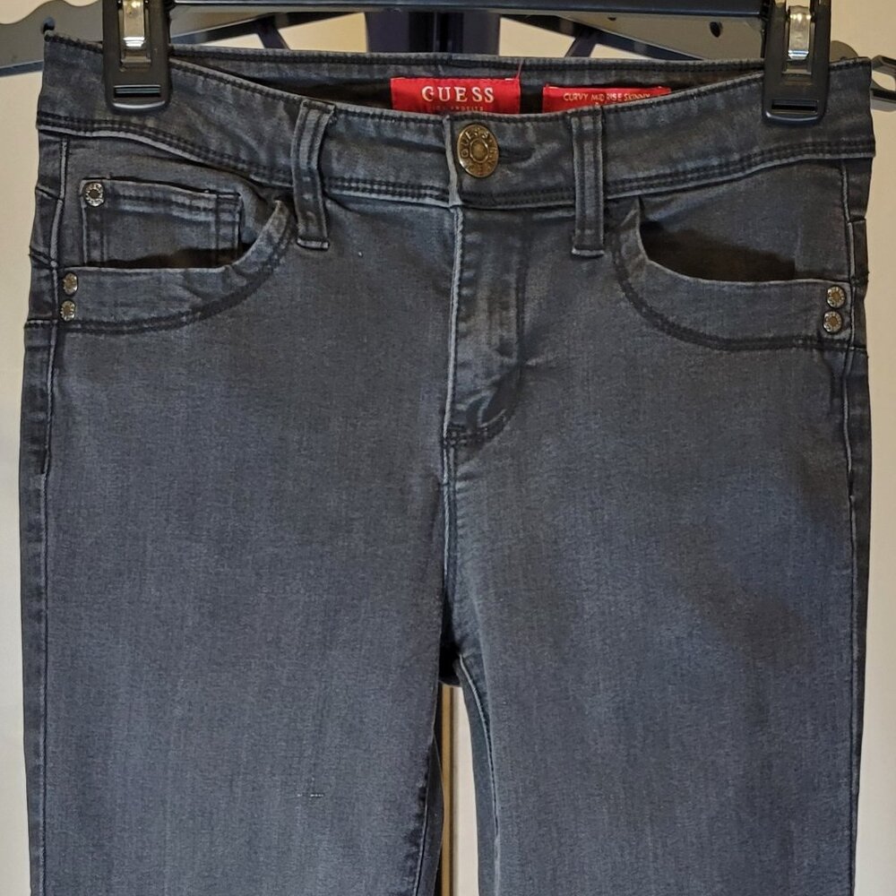 GUESS Faded Black Jeans